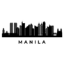Manila Black Sticker