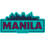 Manila City Skyline Sticker