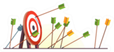 Many Arrows Missed Hitting Target Mark Archery Sticker