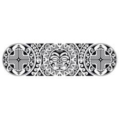Maori Polynesian Tattoo Border Sticker