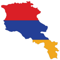 Map Of Armenia Sticker