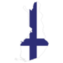 Map Of Finland With Finland Flag Sticker