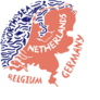 Map Of Netherlands With Neighboring Countries Sticker