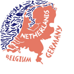 Map Of Netherlands With Neighboring Countries Sticker