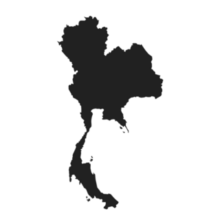 Map Of Thailand Sticker