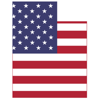 Map Of The Federal State Of Utah, Usa Flag Sticker