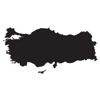 Map Of Turkey Sticker