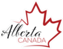 Maple Leaf Outline With Alberta, Canada Sticker