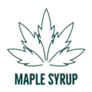 Maple Syrup Leaf Icon Illustration Sticker