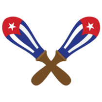 Maracas Cuba Sticker