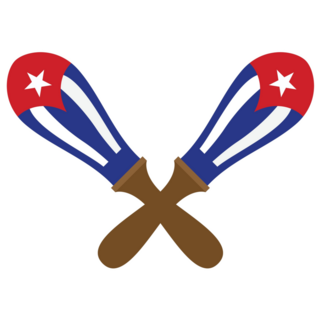 Maracas Cuba Sticker