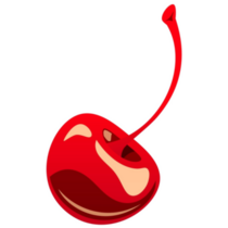 Maraschino Cherry Sticker