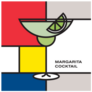 Margarita Cocktail Modern Style Art Sticker