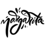 Margarita Modern Calligraphy Lettering Sticker