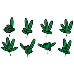 Marijuana Hands Sticker Sheet