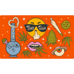 Marijuana Icons Sticker Sheet