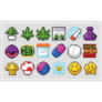 Marijuana Pixel Sticker Sheet