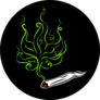 Marijuana Smoke Blunt Sticker