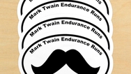 Mark Twain Endurance Runs Custom Oval Stickers