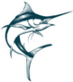 Marlin Fish Sticker