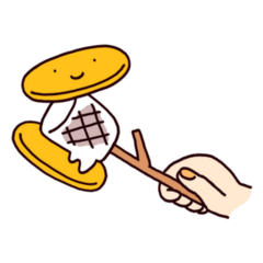 Marshmallow Cookies Smore Sticker