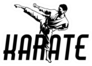 Martial Art Karate Sport Symbol Illustration Sticker