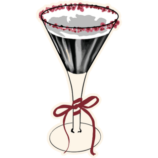 Martini Coquette Sticker