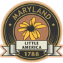 Maryland Little America Illustration Sticker