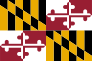 Maryland Md State Flag Sticker