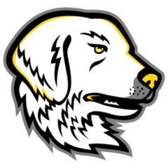 Mascot Great Pyrenees Sticker