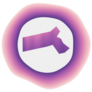 Massachusetts Icon Colorful Gradient Sticker