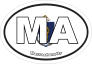 Massachusetts Ma State Flag Oval Sticker