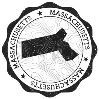 Massachusetts Outdoor Stamp Sticker