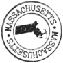 Massachusetts Usa Map Passport Stamp Sticker