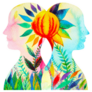 Mastermind Brain Chakra Power Floral Sticker 