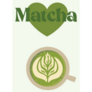 Matcha Coffee With Green Sticker