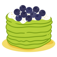 Matcha Desserts Pancake Sticker