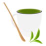 Matcha Green Tea Drink In Cup Sicker