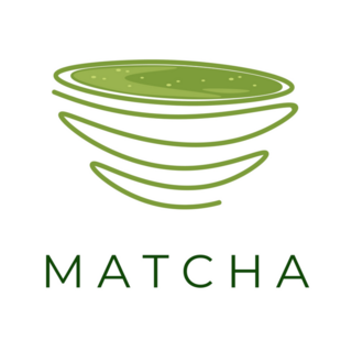 Matcha Green Tea Line Sticker