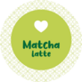 Matcha Latte, To Go Sticker