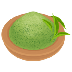 Matcha Powder Cartoon Sticker