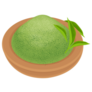 Matcha Powder Cartoon Sticker