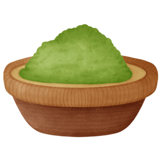 Matcha Powder, Green Tea Sticker