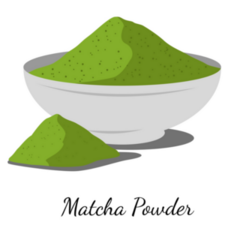Matcha Powder Healthy Herbal Sticker