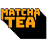 Matcha Tea Typography Sticker
