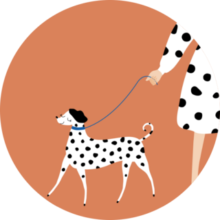 Matching Dalmatian Sticker