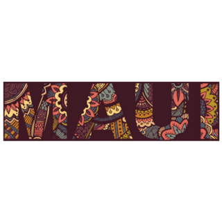 Maui Hawaii In Abstract Hand Drawing Sticker