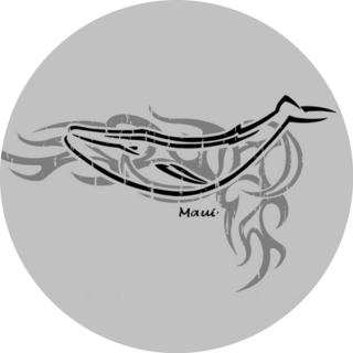 Maui Tribal Whale Sticker