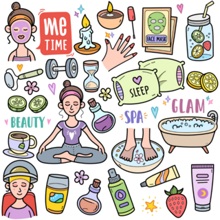 Me Time Sticker Sheet