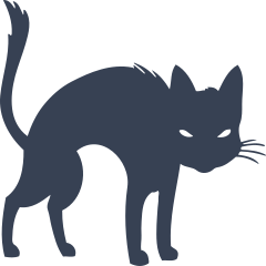 Mean Kitty Cat Sticker